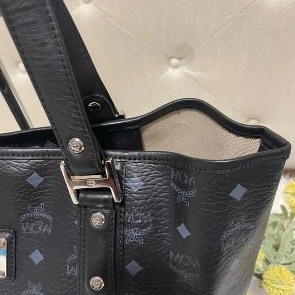 Authentic MCM Tote Black - Picture 7 of 14